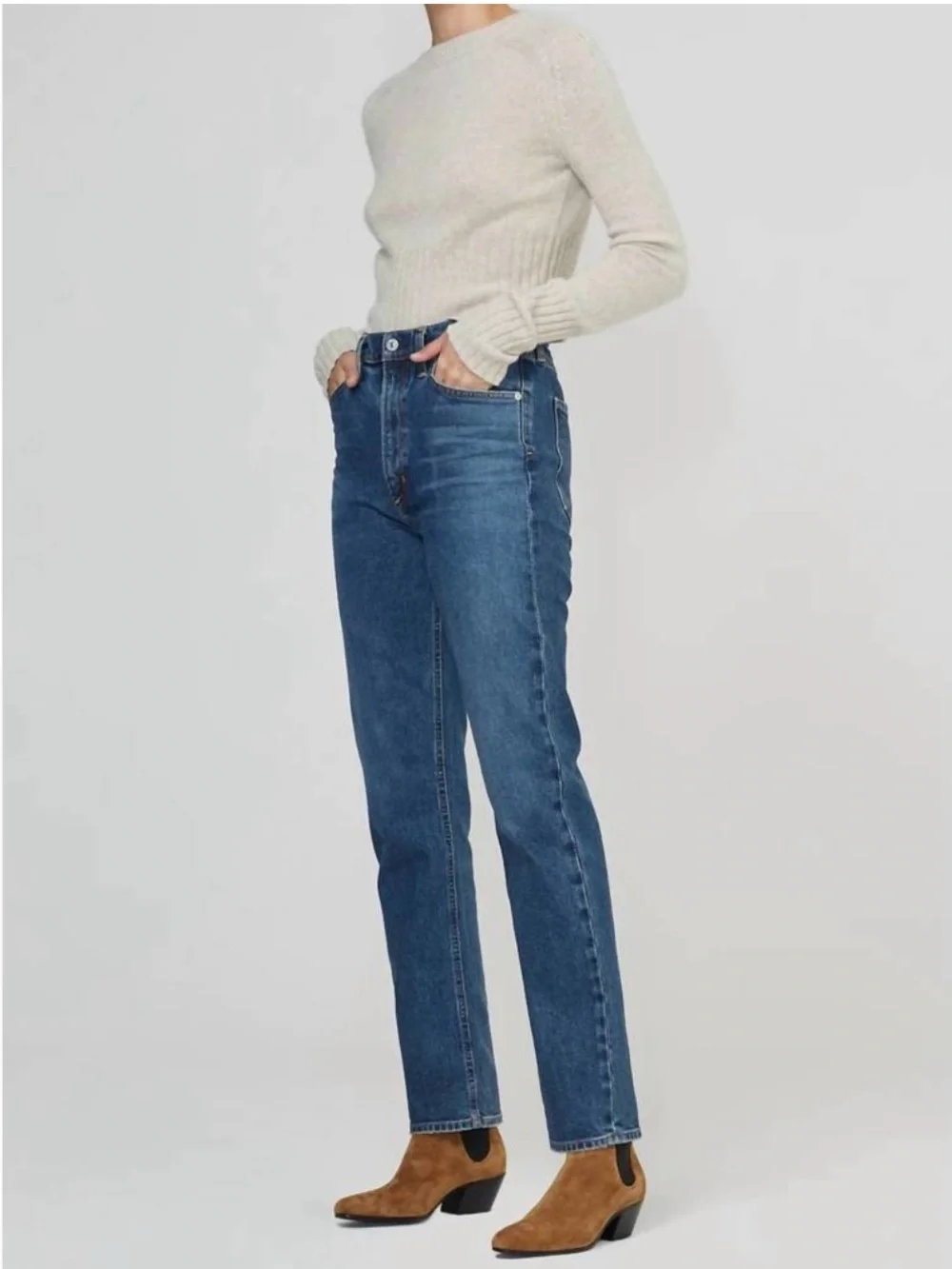 Citizens of Humanity Daphne High Rise Stovepipe Jeans in Winsome Size 31 - Picture 4 of 14